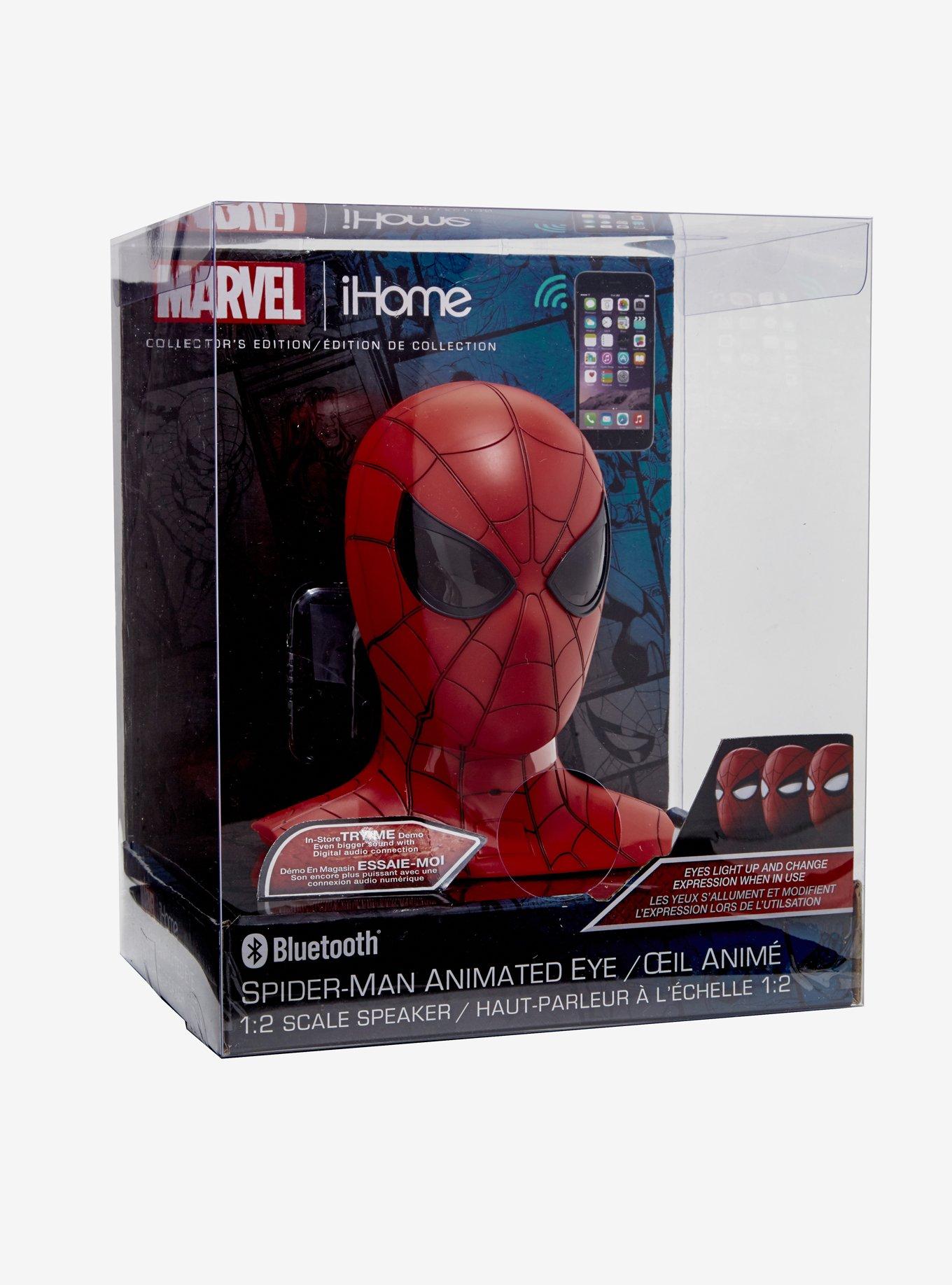 Marvel Spider-Man iHome Animated Eye Bluetooth Speaker, , alternate