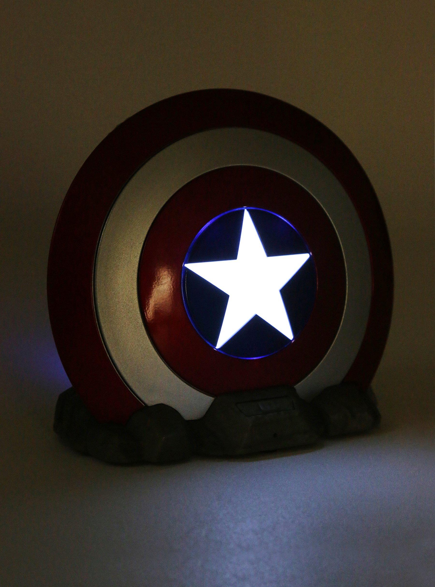 Marvel Captain America iHome Shield Bluetooth Speaker, , alternate