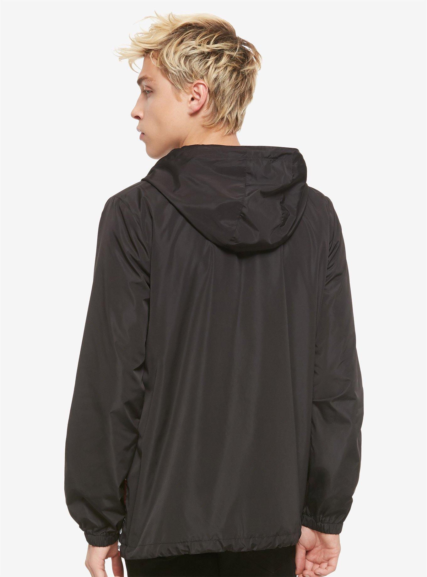 Red & Grey Camo Windbreaker, MULTI, alternate