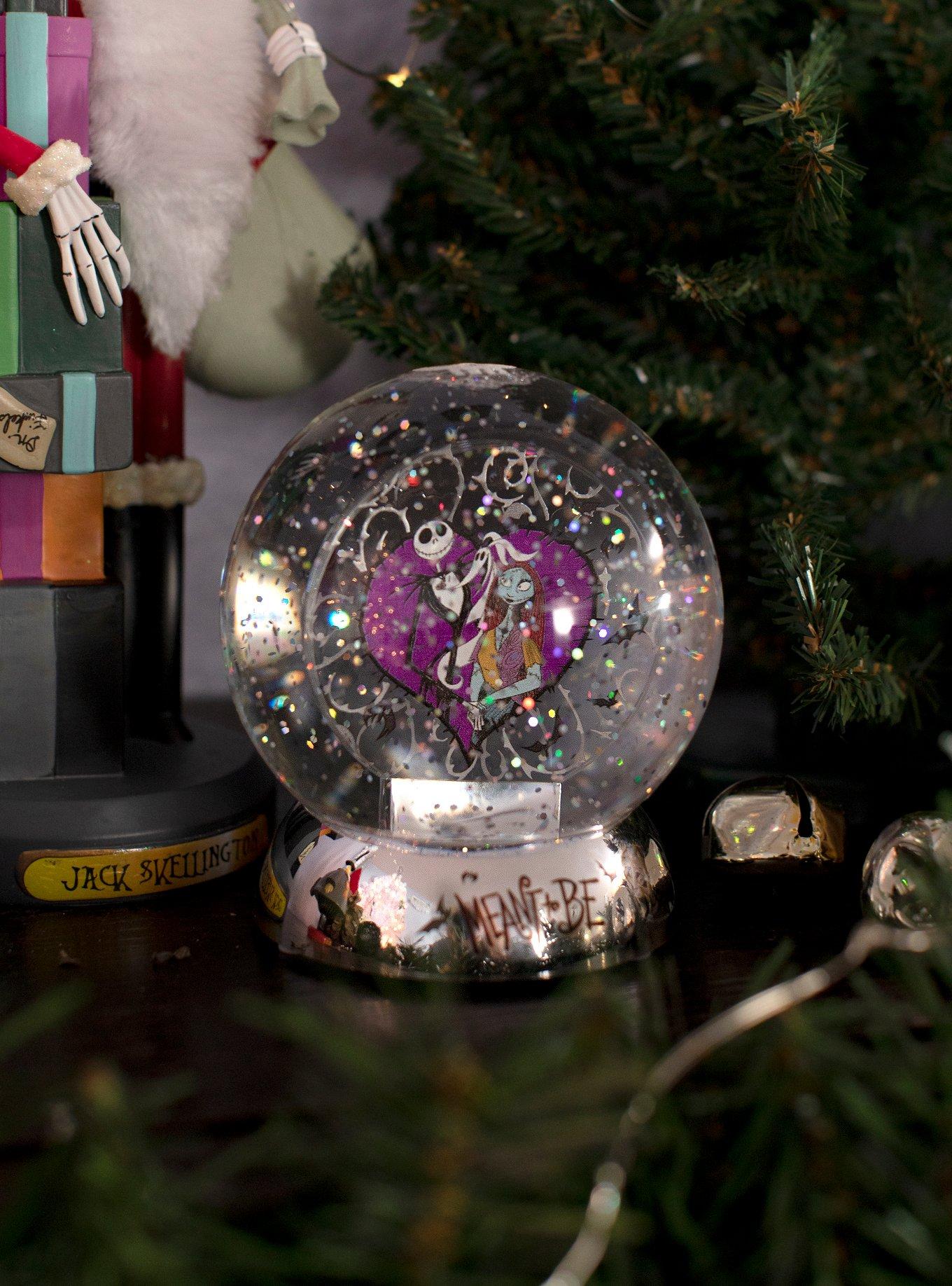 The Nightmare Before Christmas Meant To Be Light-Up Snow Globe, , alternate