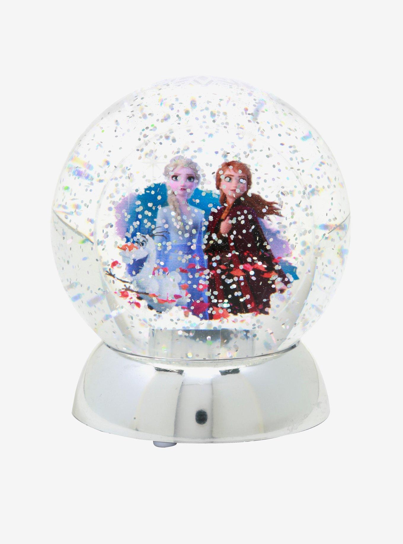 Disney Frozen 2 Anna Elsa & Olaf Snow Globe, , alternate