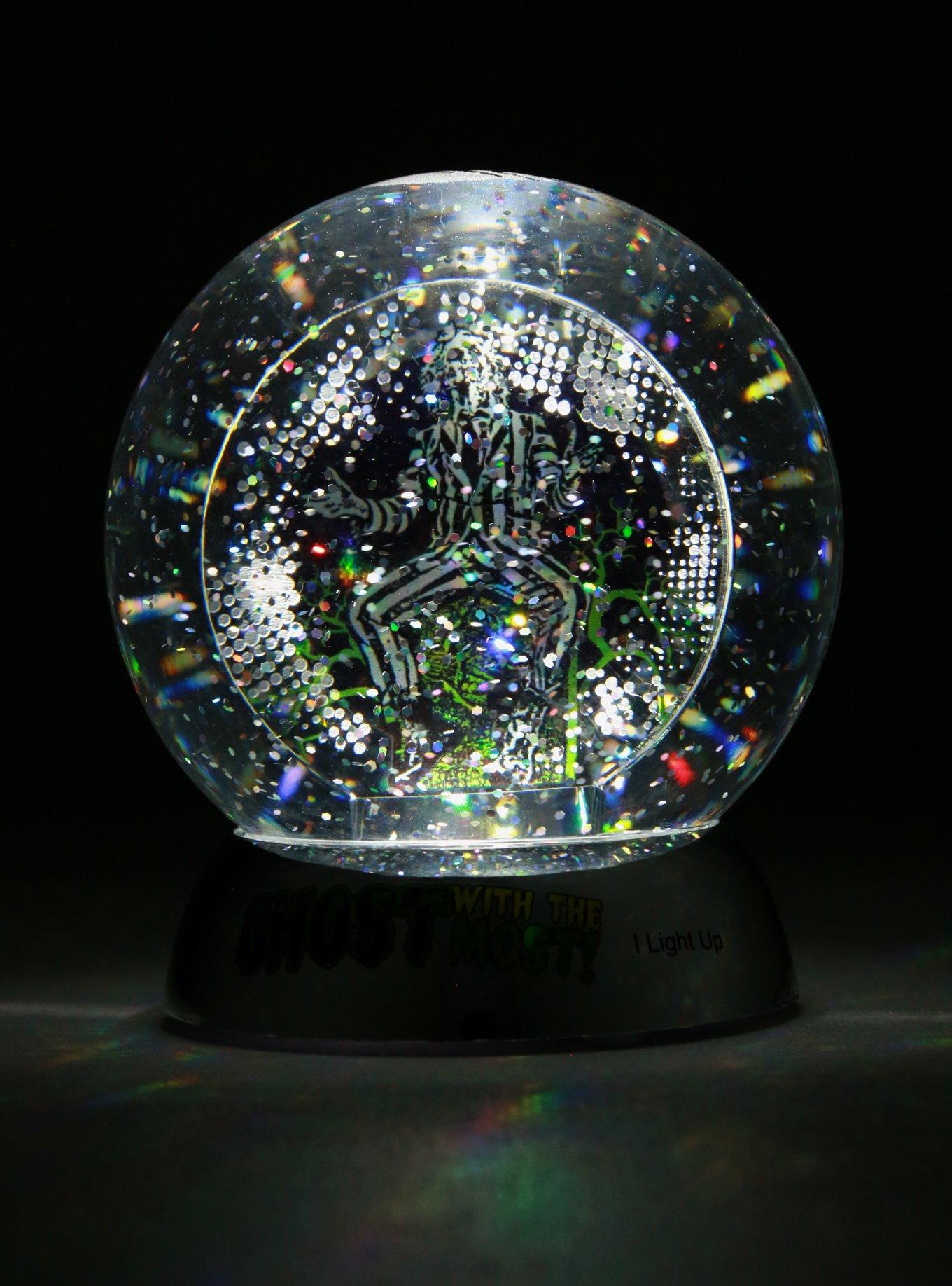 Beetlejuice Ghost With The Most Snow Globe, , alternate