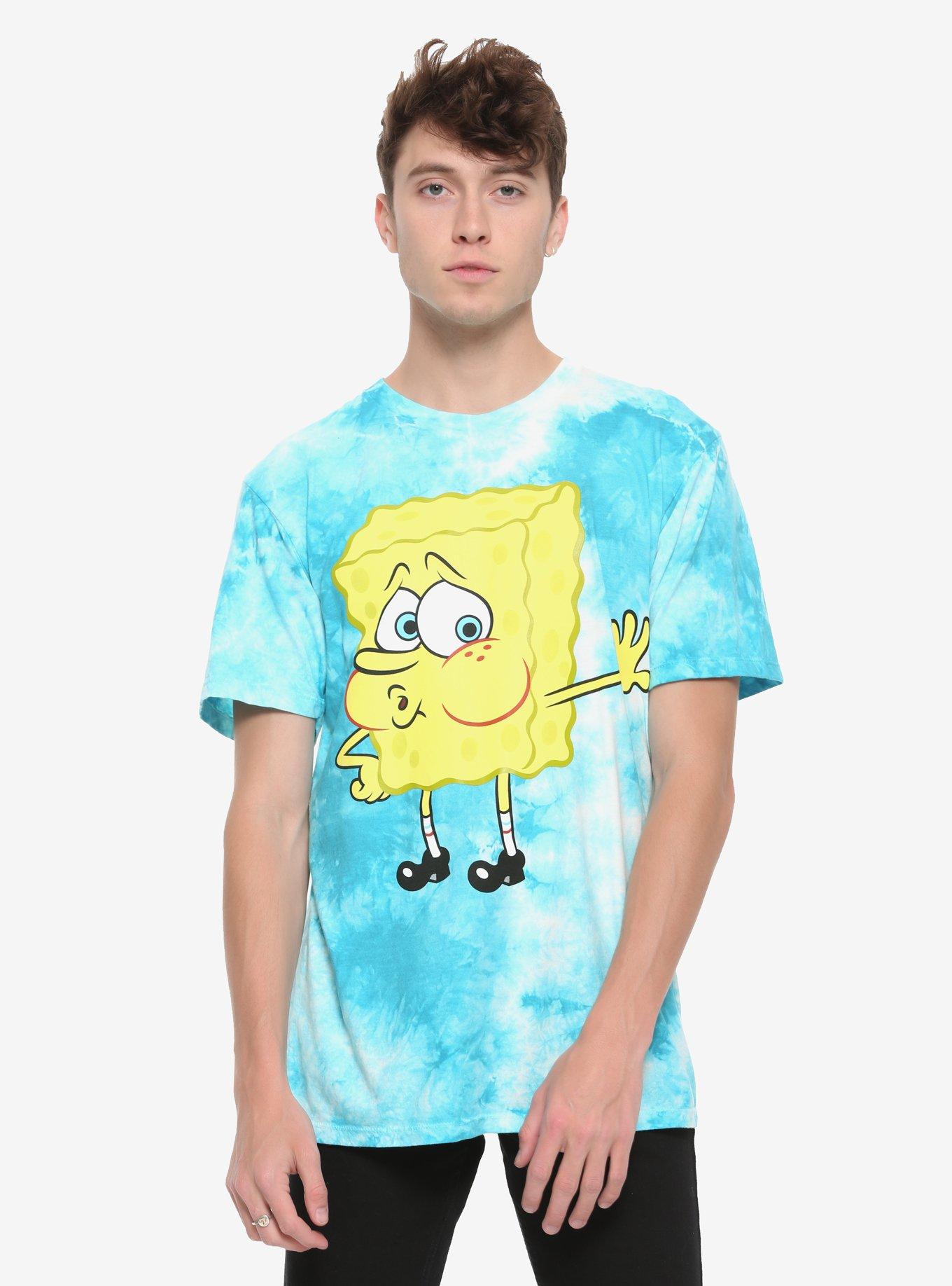 SpongeBob SquarePants Naked Tie-Dye T-Shirt, YELLOW, alternate