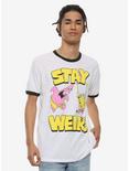 Plus Size SpongeBob SquarePants Stay Weird Ringer T-Shirt, MULTI, alternate