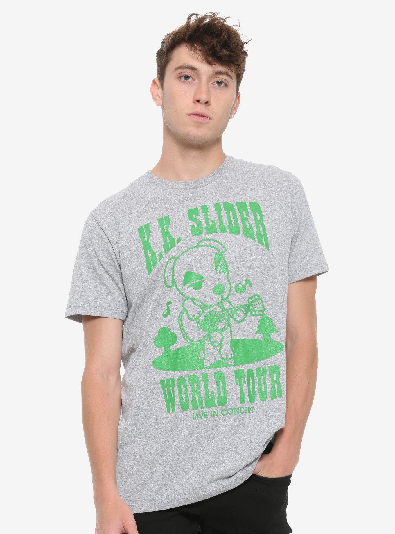 Animal Crossing K.K. Slider World Tour T-Shirt, GREEN, alternate