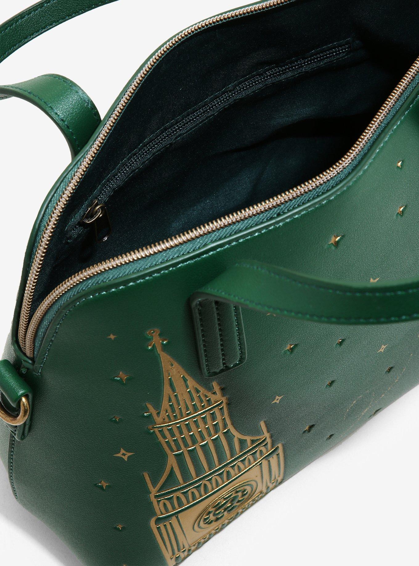 Loungefly Disney Peter Pan Big Ben Green Dome Satchel Bag, , alternate