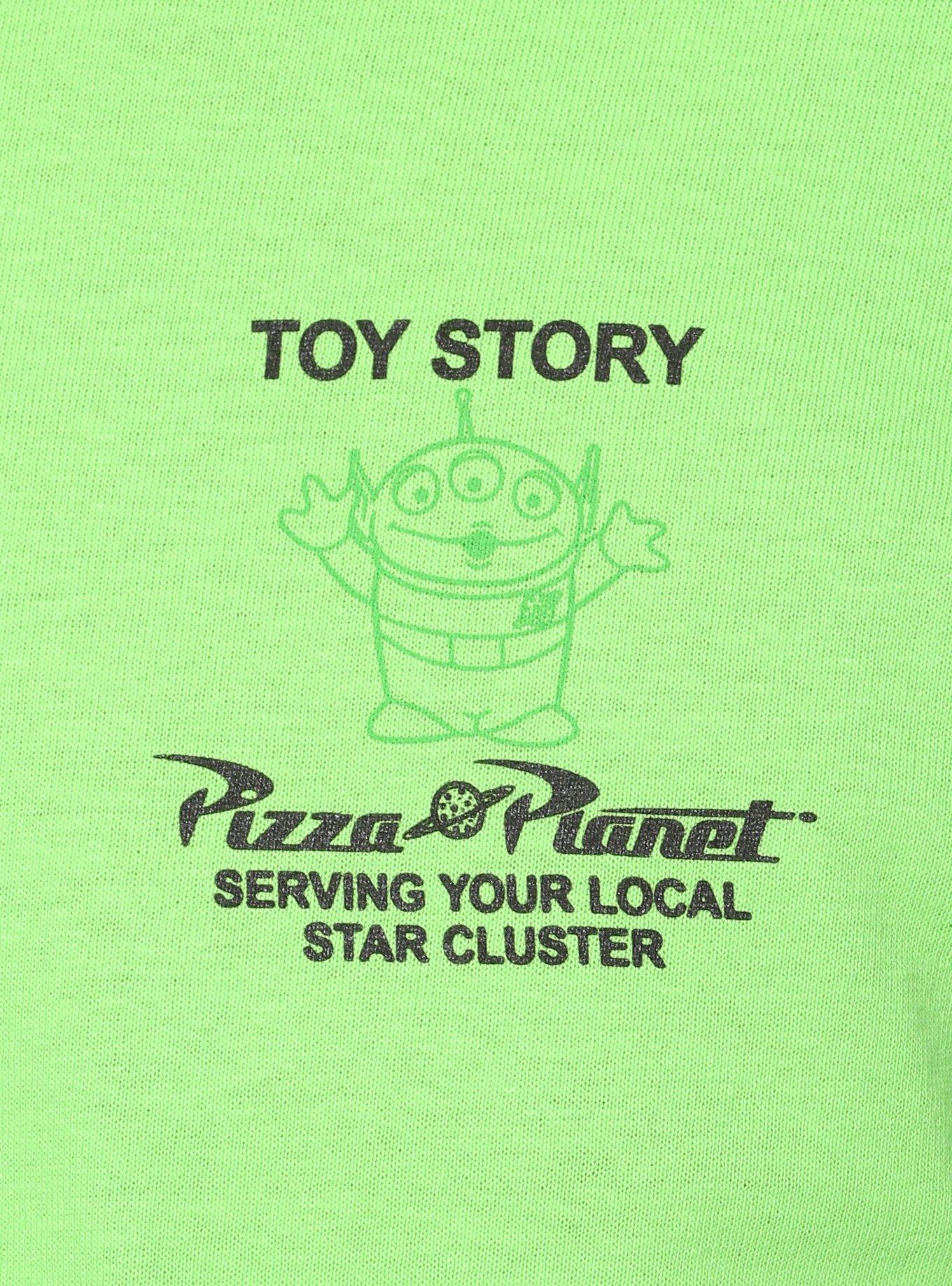 Disney Pixar Toy Story Pizza Planet Aliens Long Sleeve T-Shirt, GREEN, alternate