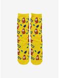 Fox Floral Crew Socks - BoxLunch Exclusive, , alternate