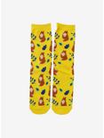 Fox Floral Crew Socks - BoxLunch Exclusive, , alternate
