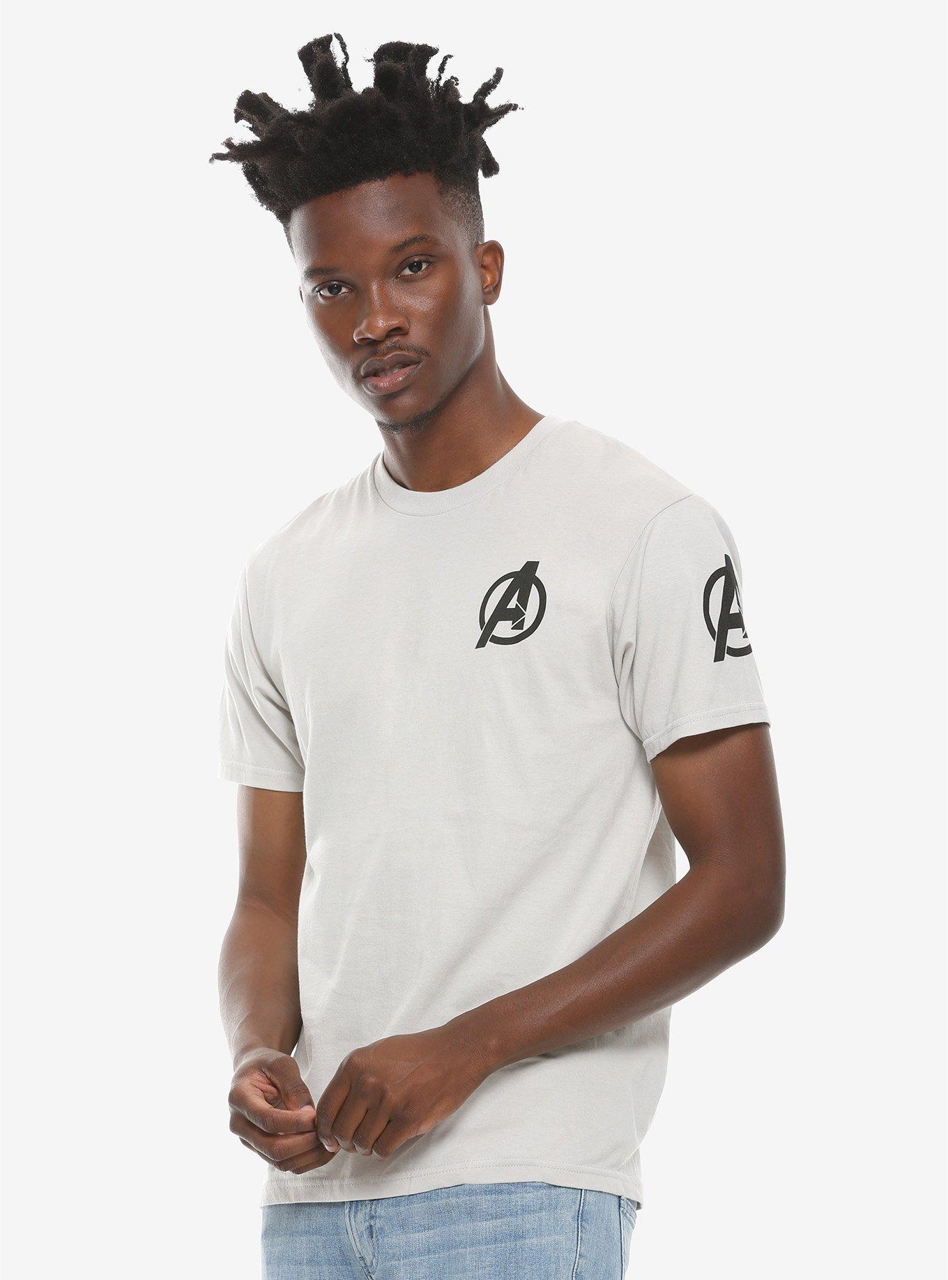 Marvel Avengers: Endgame Quantum Logo T-Shirt, BLACK, alternate