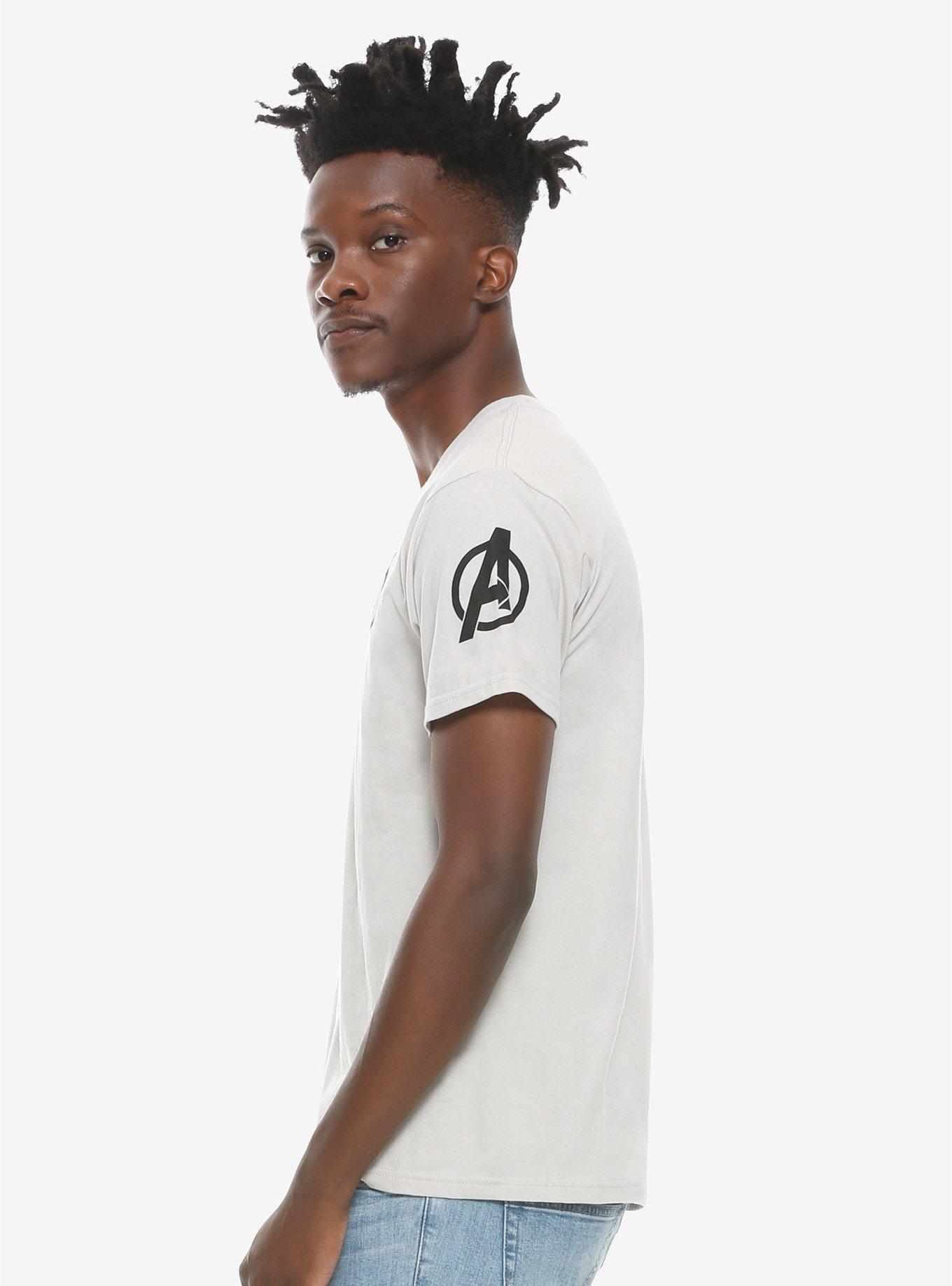 Marvel Avengers: Endgame Quantum Logo T-Shirt, BLACK, alternate