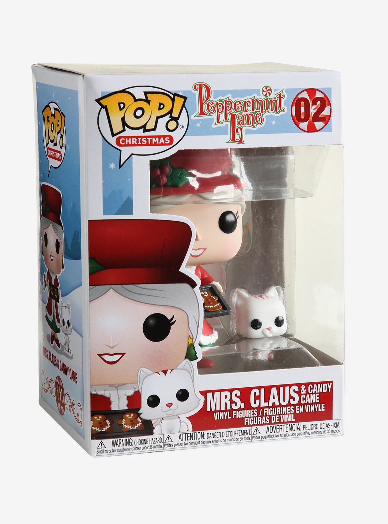 Funko Pop! Christmas Peppermint Lane Mrs. Claus & Candy Cane Vinyl Figures, , alternate