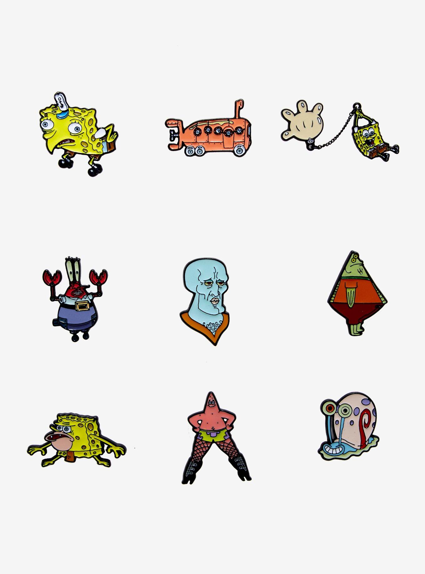 SpongeBob SquarePants Characters Blind Box Enamel Pin, , alternate