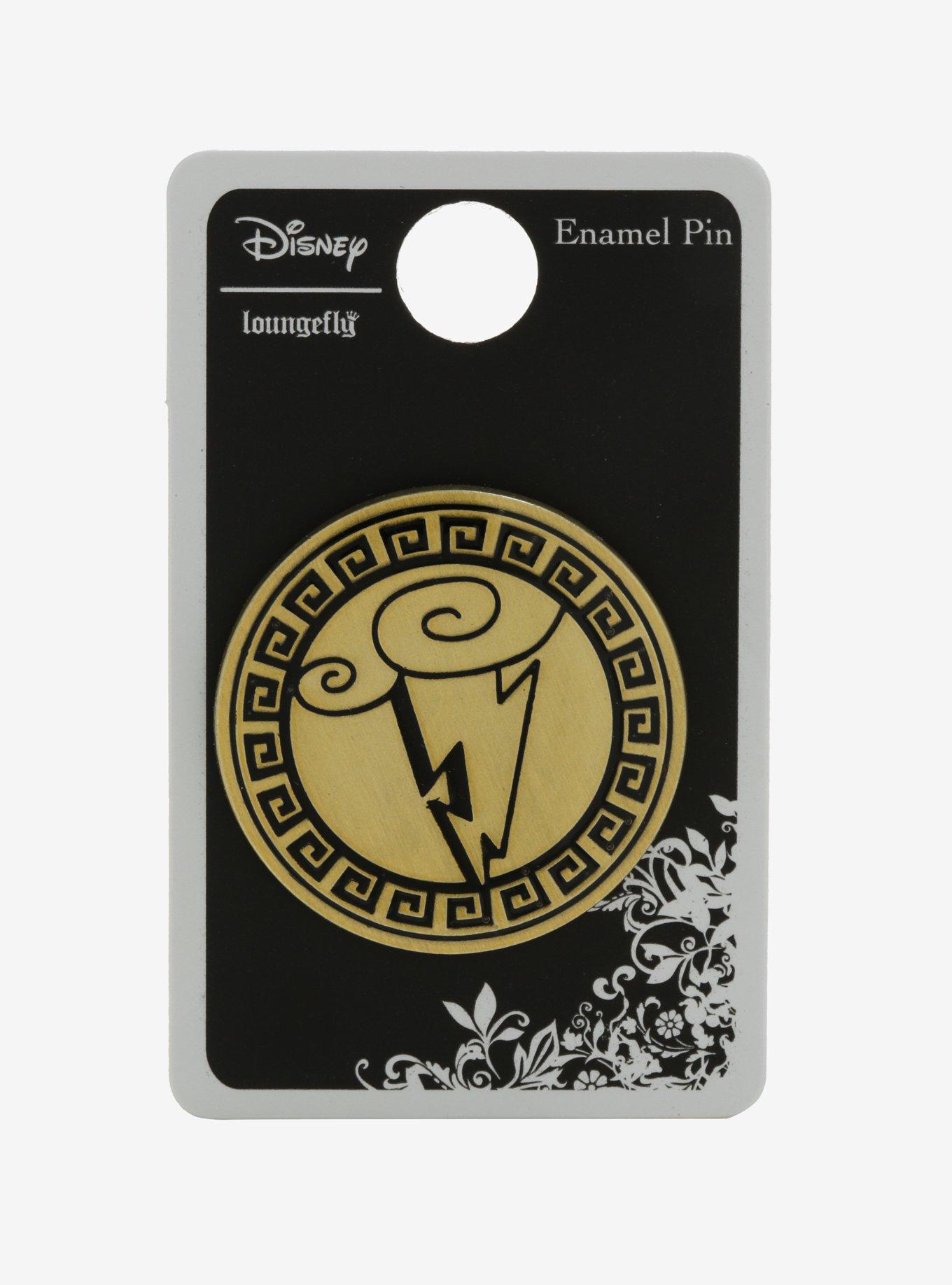 Loungefly Disney Hercules Lightning Enamel Pin, , alternate