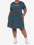 I'm Bored Stripe Ringer Dress Plus Size, STRIPES, alternate