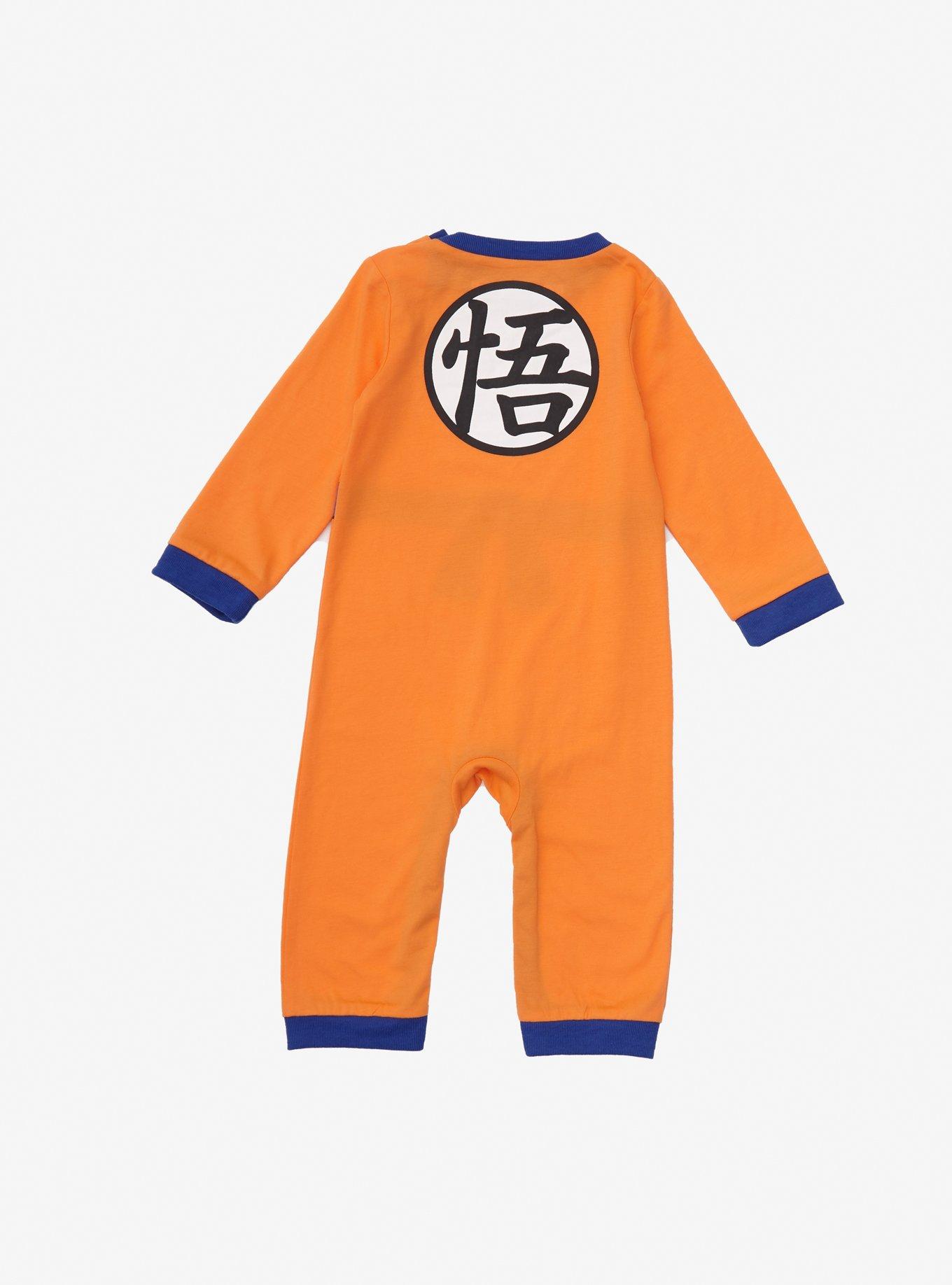 Dragon Ball Z Goku Infant Bodysuit - BoxLunch Exclusive, ORANGE, alternate