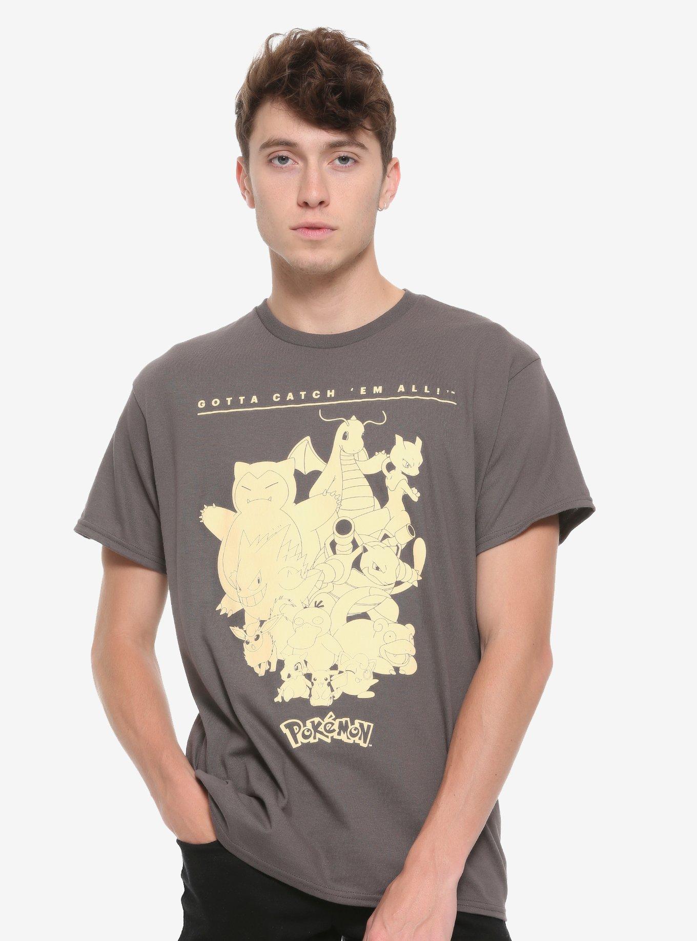 Pokemon Tan Group T-Shirt, , alternate