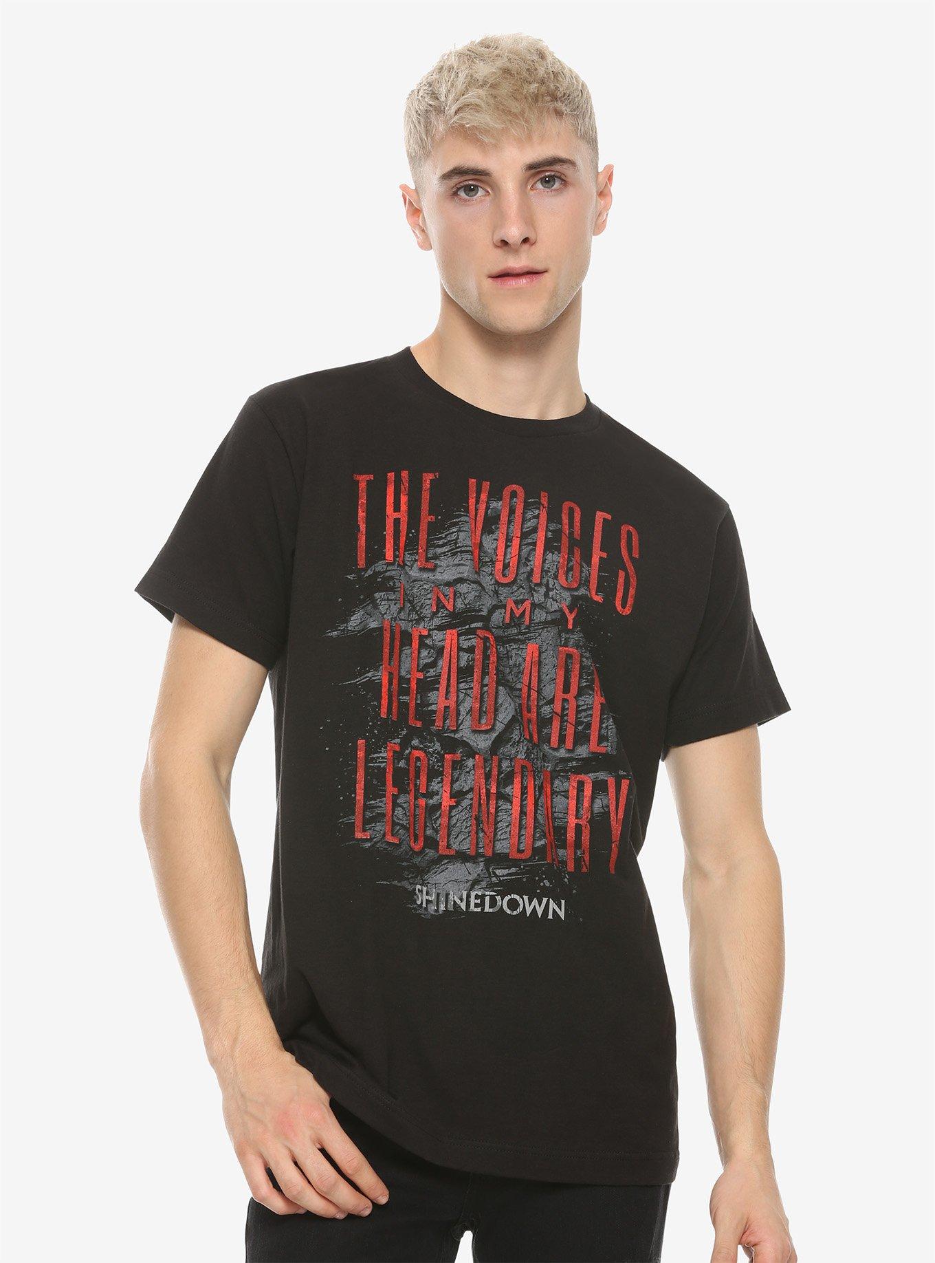Shinedown Attention Attention T-Shirt, BLACK, alternate