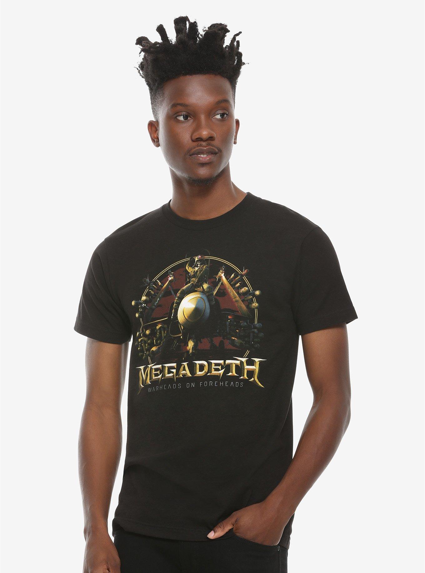 Megadeth Warheads On Foreheads T-Shirt, BLACK, alternate