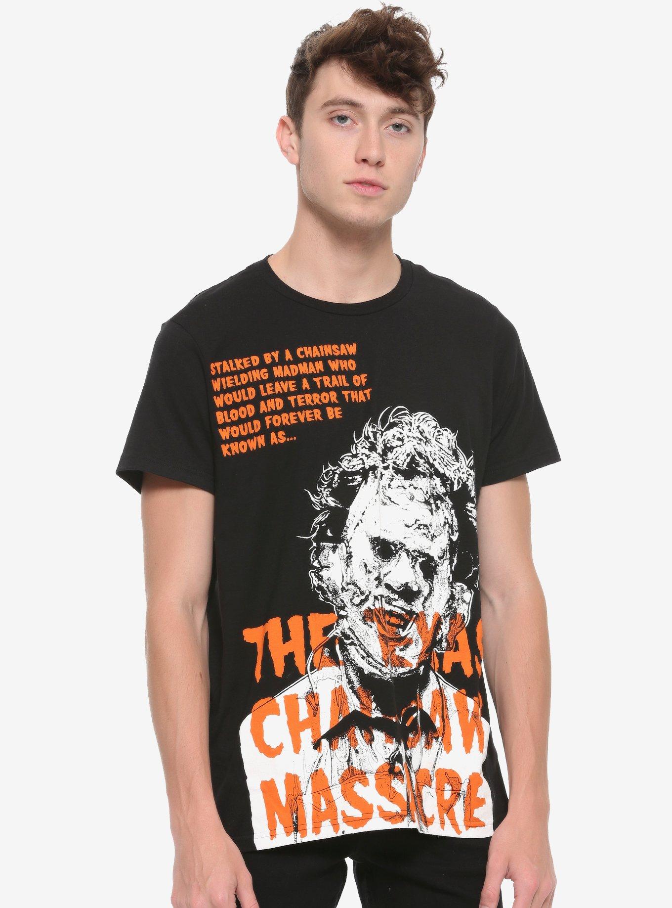 The Texas Chainsaw Massacre Leatherface T-Shirt, ORANGE, alternate