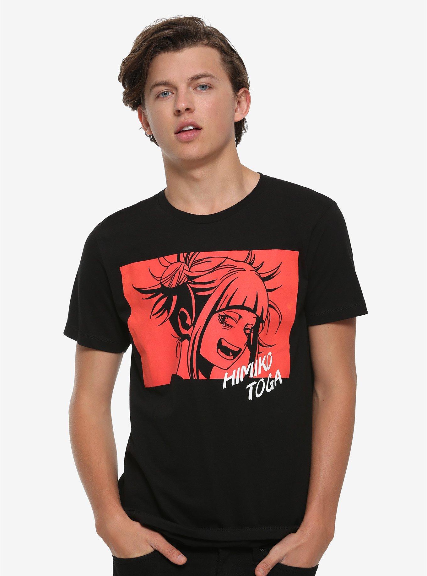 My Hero Academia Himiko Toga Black & Red T-Shirt, RED, alternate