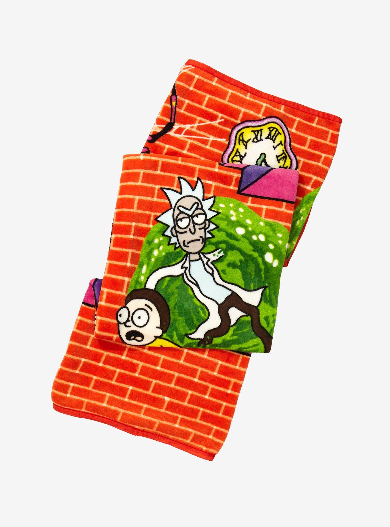 Rick and Morty Stairs Throw - BoxLunch Exclusive, , alternate