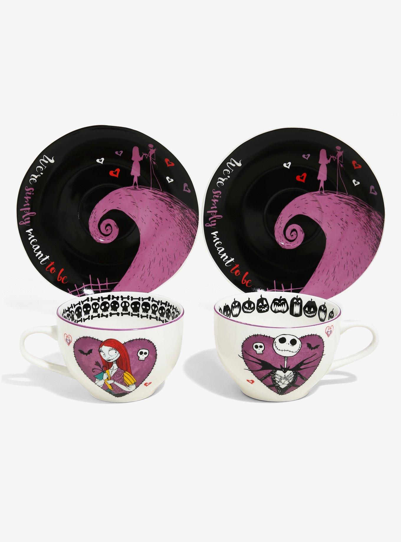 Disney The Nightmare Before Christmas Jack & Sally Teacup Set - BoxLunch Exclusive, , alternate