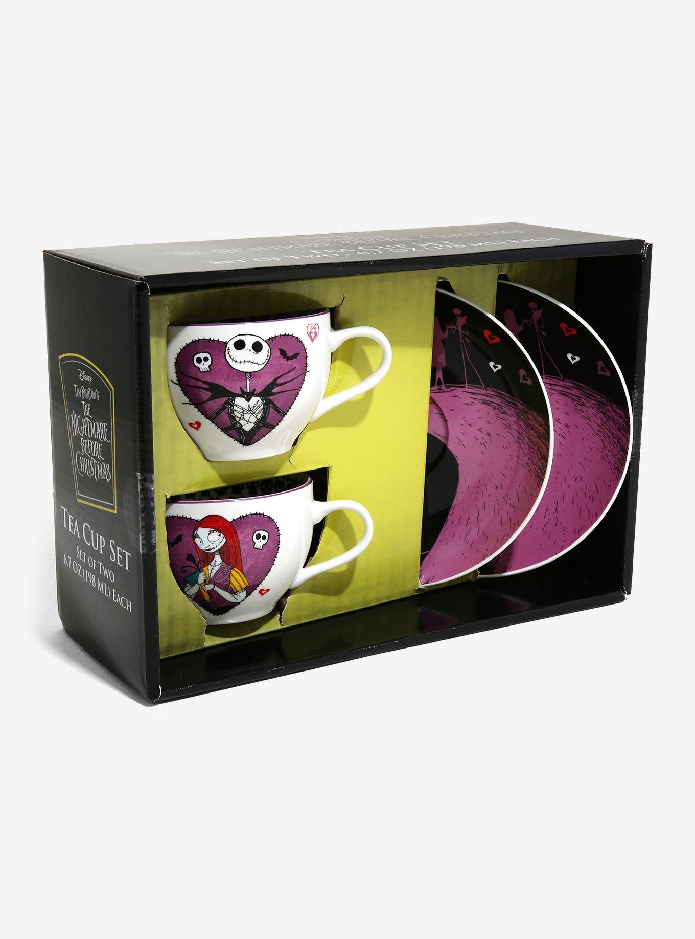 Disney The Nightmare Before Christmas Jack & Sally Teacup Set - BoxLunch Exclusive, , alternate