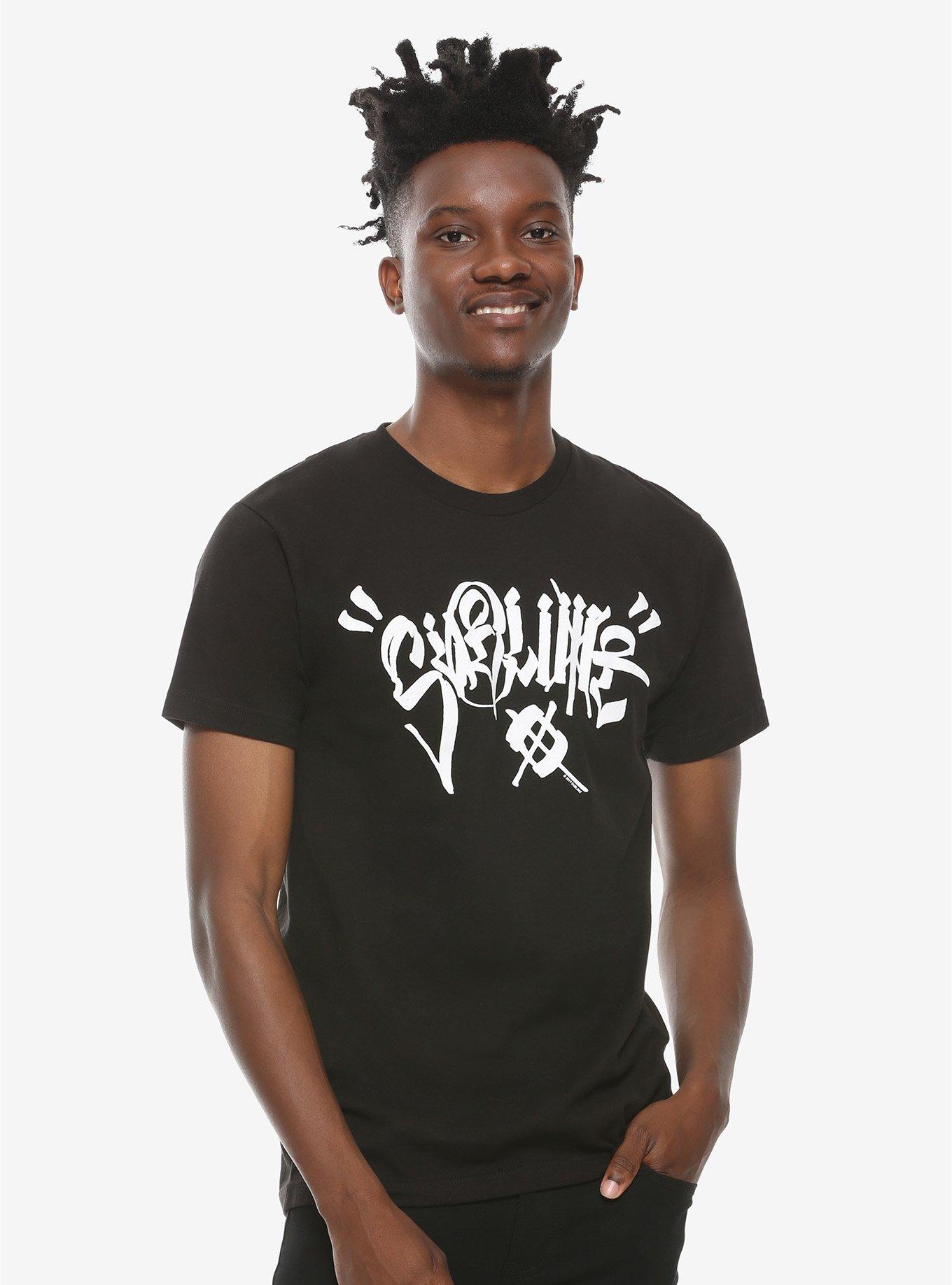 Sublime Graffiti Logo T-Shirt, BLACK, alternate