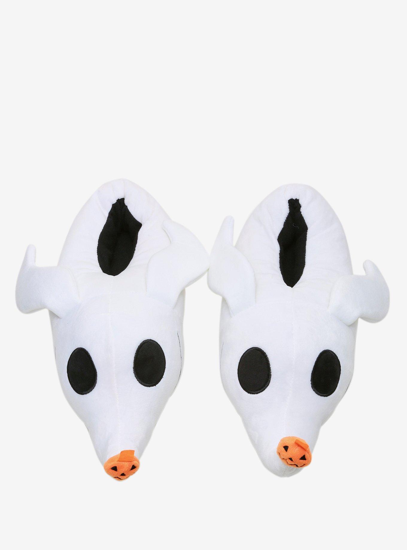 The Nightmare Before Christmas Zero Plush Slippers, , alternate