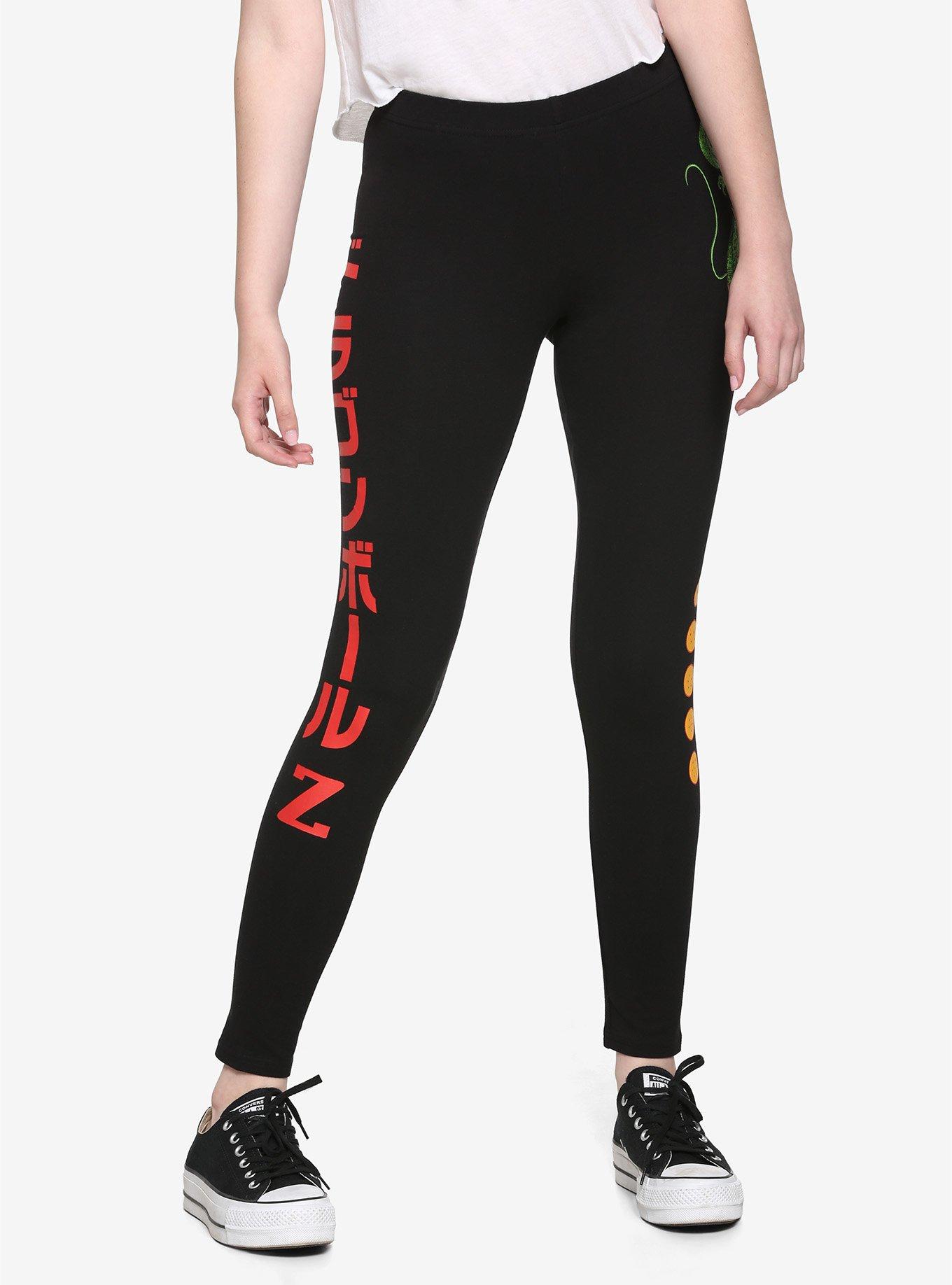 Dragon Ball Z Shenron Leggings, BLACK, alternate