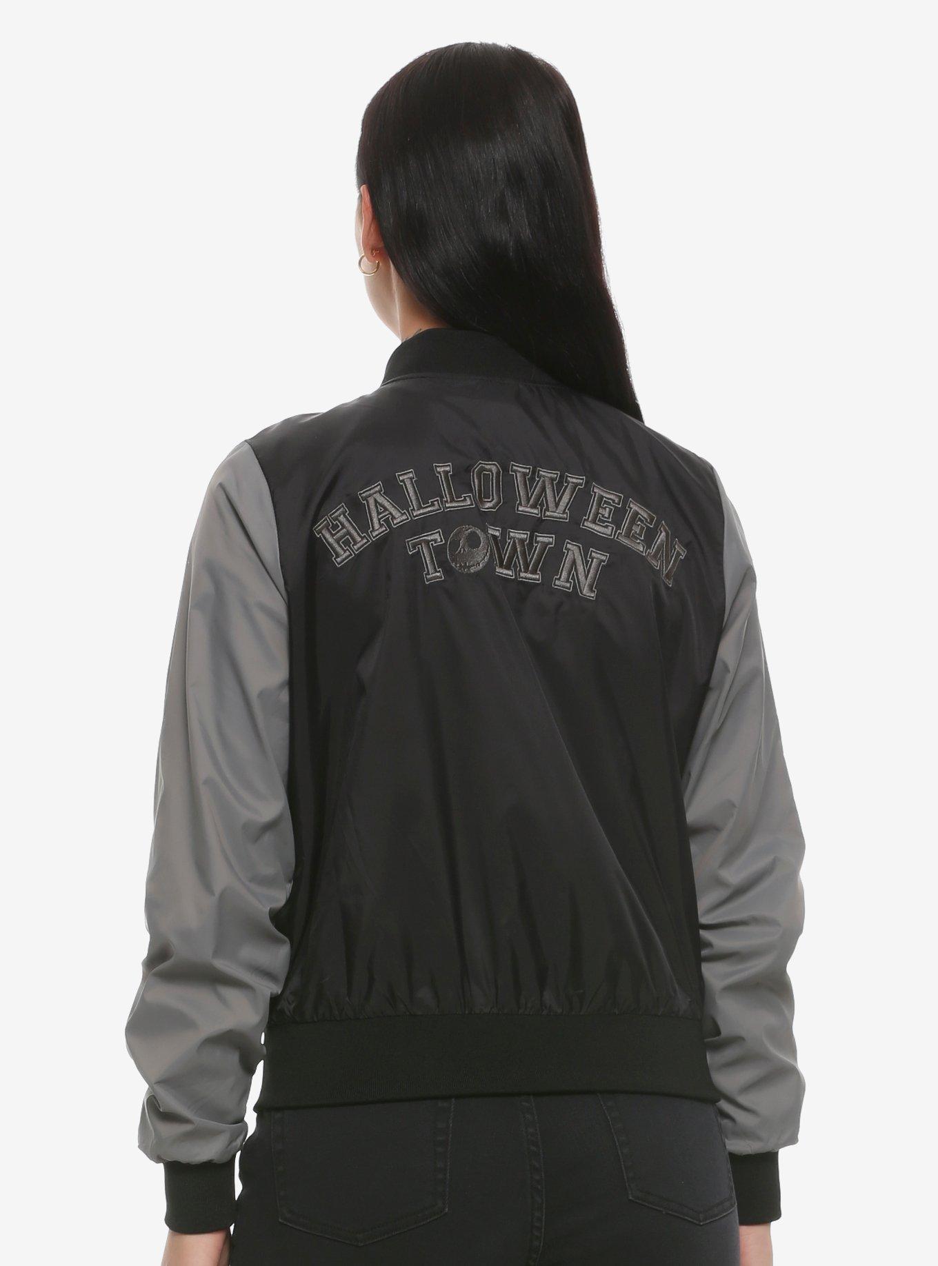 The Nightmare Before Christmas Black & Grey Bomber Jacket, , alternate