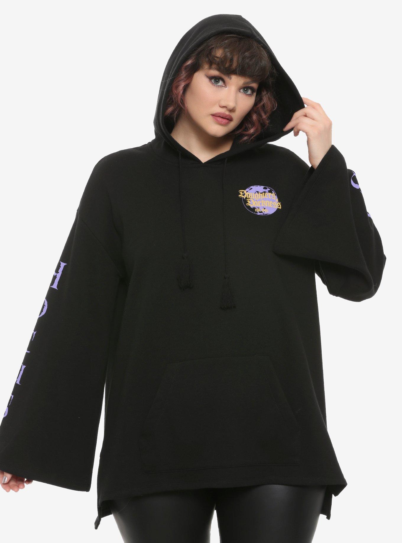 Her Universe Disney Hocus Pocus Bell Sleeve Girls Hoodie Plus Size, , alternate