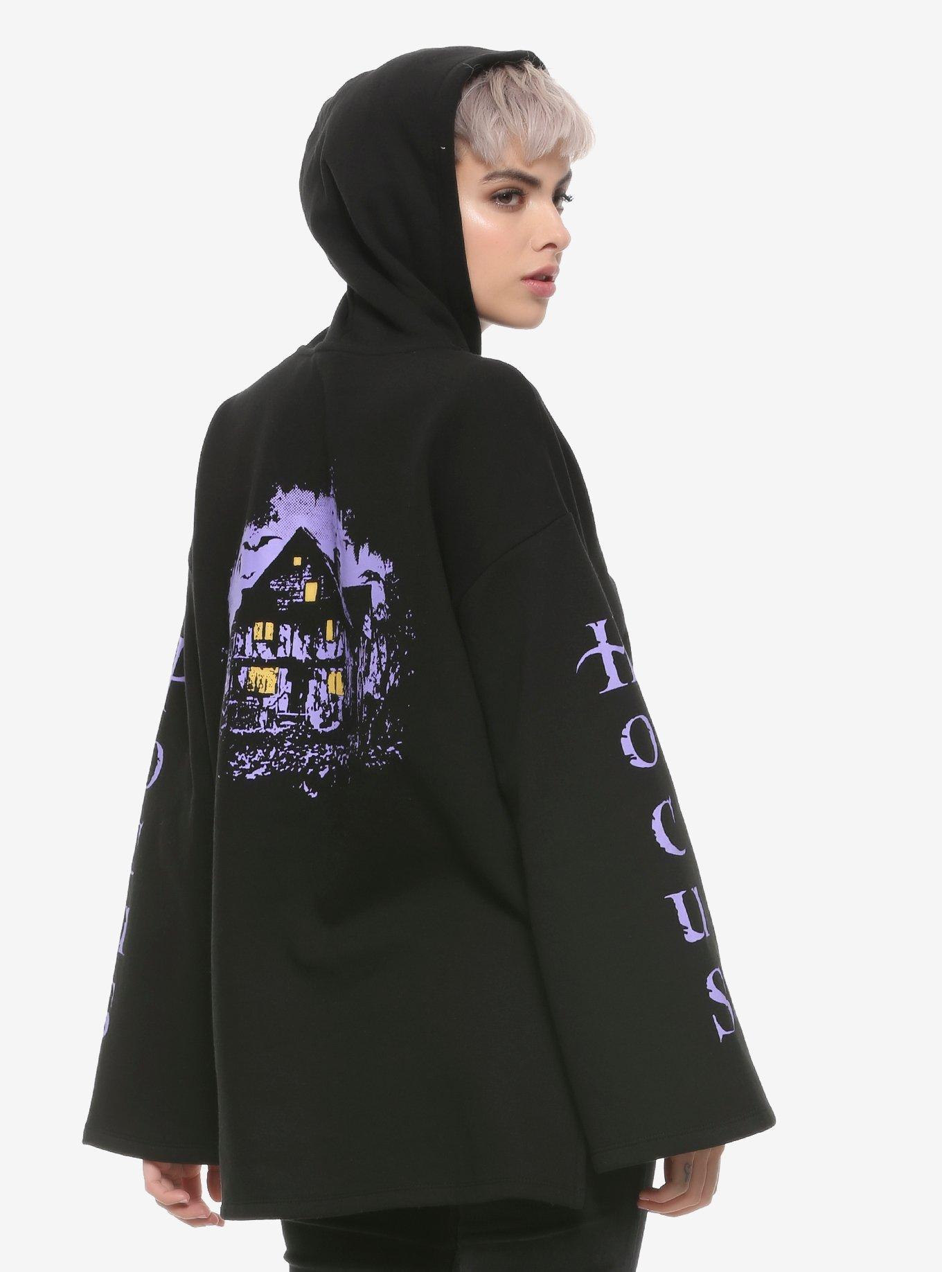 Her Universe Disney Hocus Pocus Bell Sleeve Girls Hoodie, MULTI, alternate