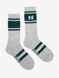 My Hero Academia Embroidered Icon Striped Crew Socks - BoxLunch Exclusive, , alternate