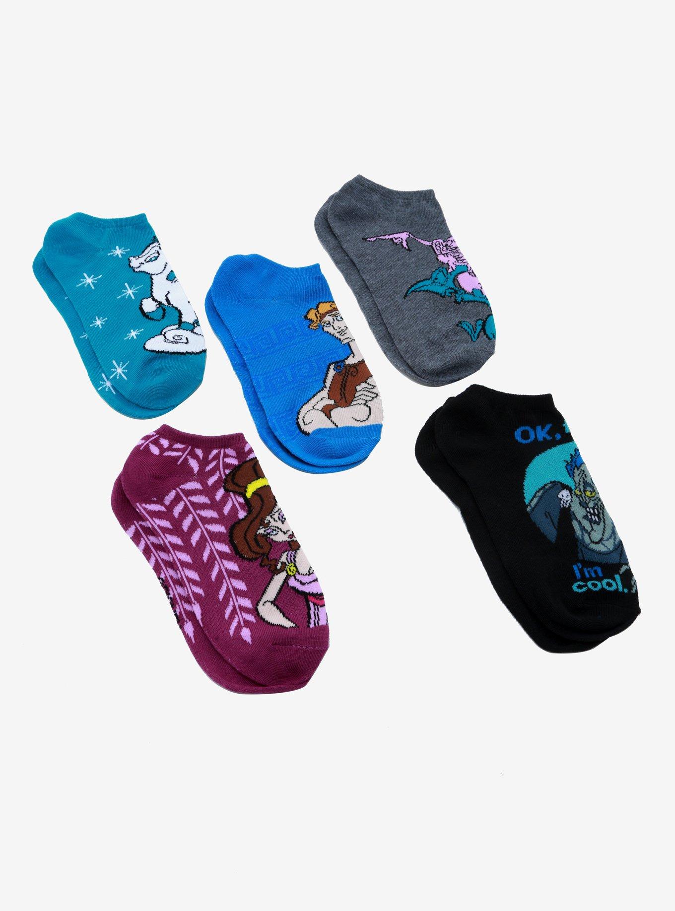 Disney Hercules Characters Ankle Sock Set, , alternate