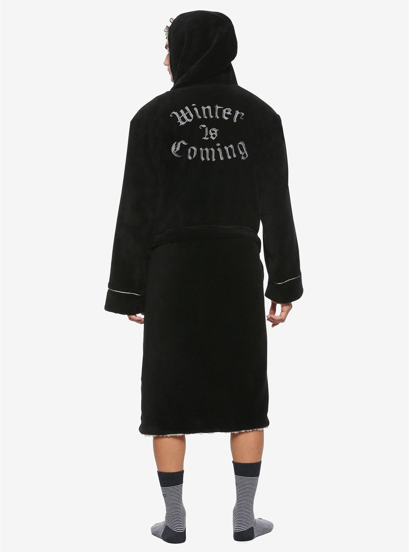 Game of Thrones House Stark Sherpa Robe - BoxLunch Exclusive, , alternate