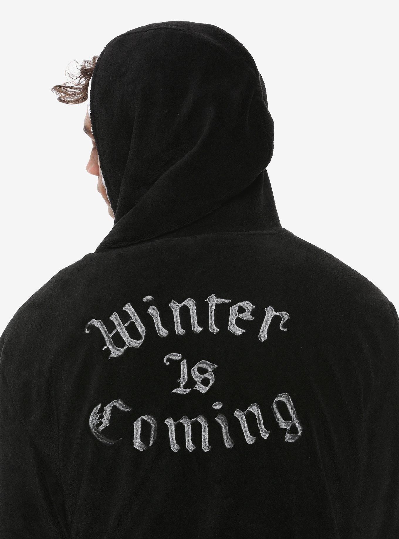 Game of Thrones House Stark Sherpa Robe - BoxLunch Exclusive, , alternate