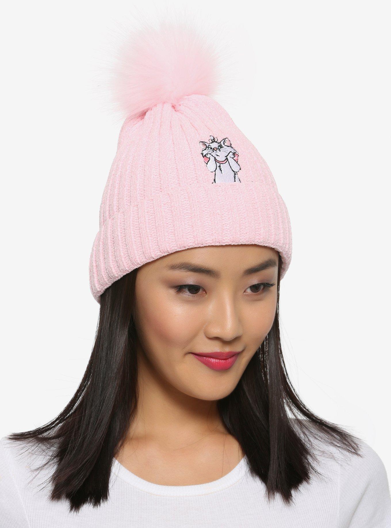 Disney The Aristocats Marie Peek-a-Boo Chenille Pom Cuff Beanie - BoxLunch Exclusive, , alternate