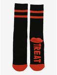 Trick Or Treat Stripe Crew Socks, , alternate