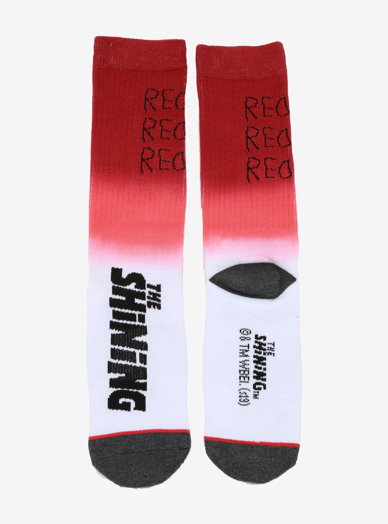 The Shining Redrum Ombre Crew Socks, , alternate