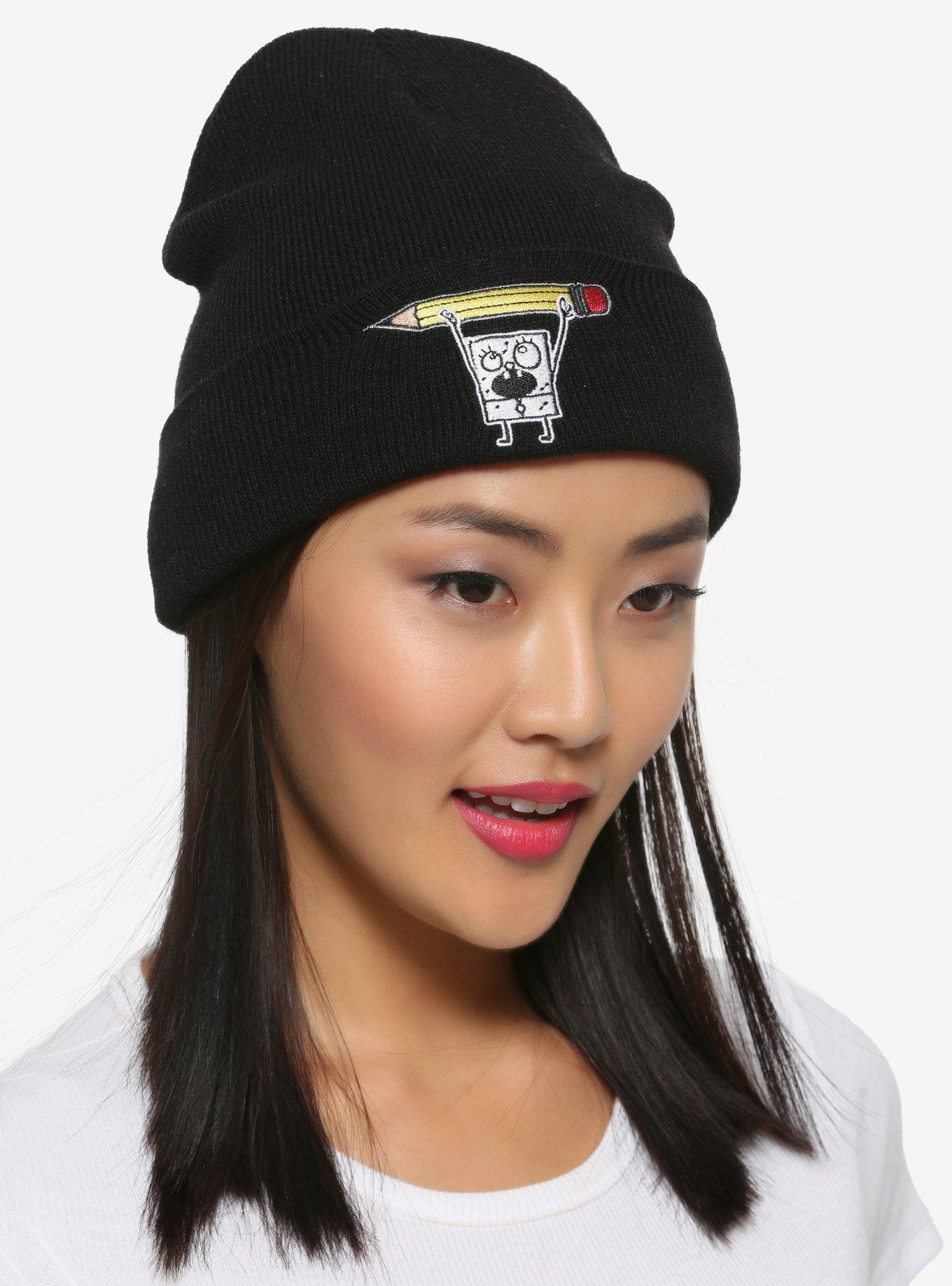 SpongeBob SquarePants DoodleBob Cuff Beanie - BoxLunch Exclusive, , alternate