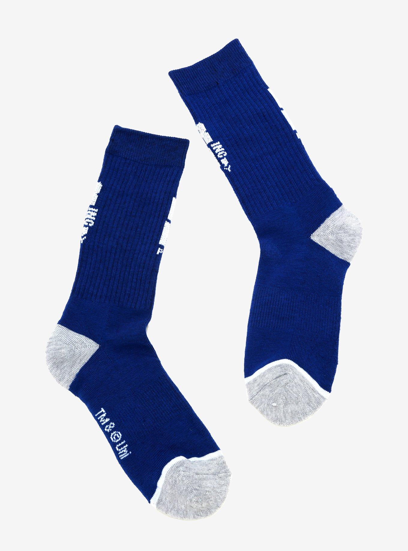 The Office Dunder Mifflin Crew Socks, , alternate