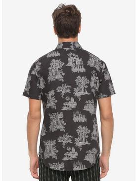 Our Universe Disney The Haunted Mansion Graveyard Woven Button-Up, , hi-res