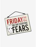 Friday The 13th Reversible Door Sign, , alternate
