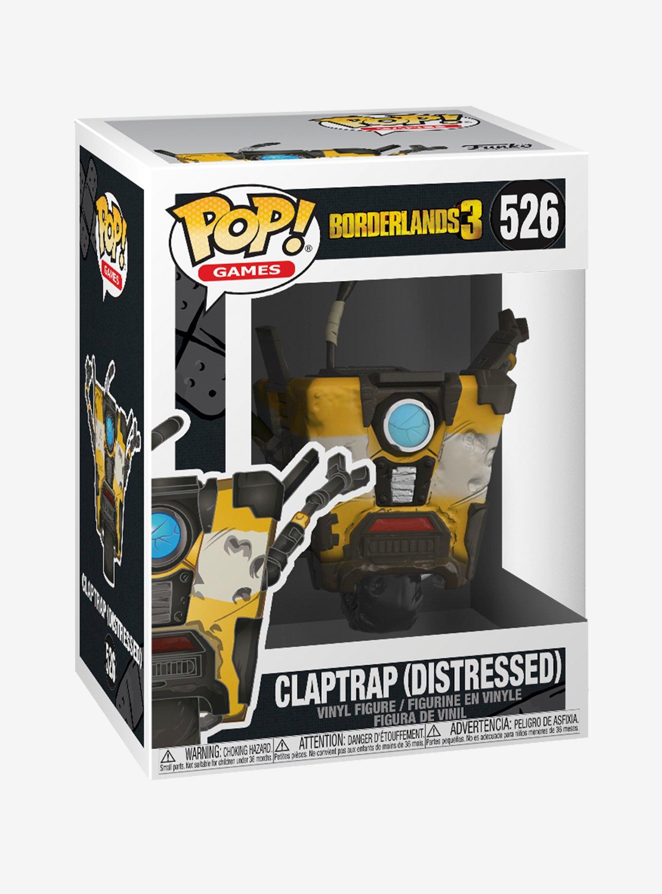 Funko Pop! Borderlands 3 Claptrap (Distressed) Vinyl Figure, , alternate