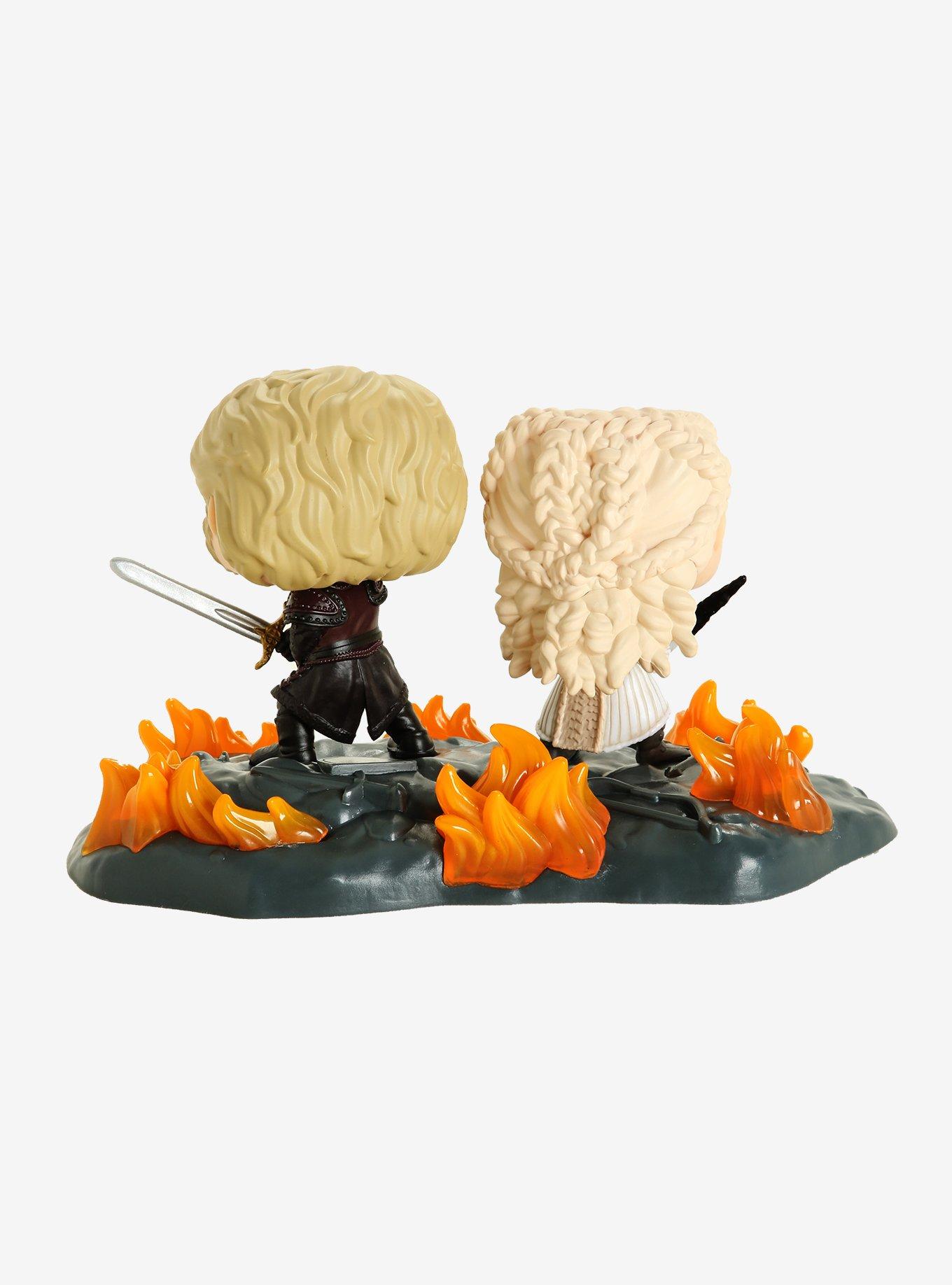 Funko Pop! Movie Moments Game of Thrones Daenerys & Jorah at the Battle of Winterfell Vinyl Figures, , alternate