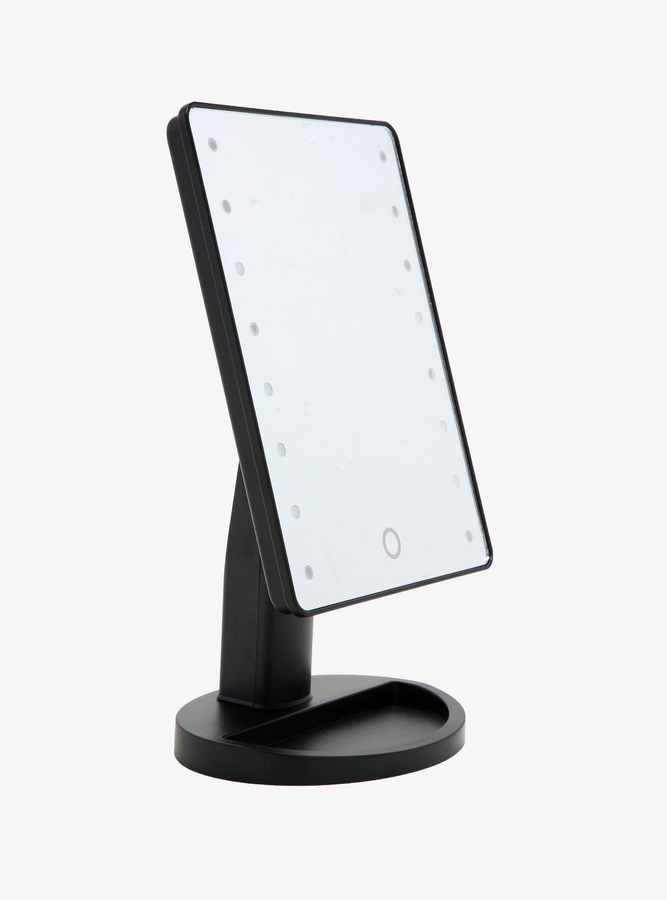 Black Light-Up LED Vanity Mirror, , alternate