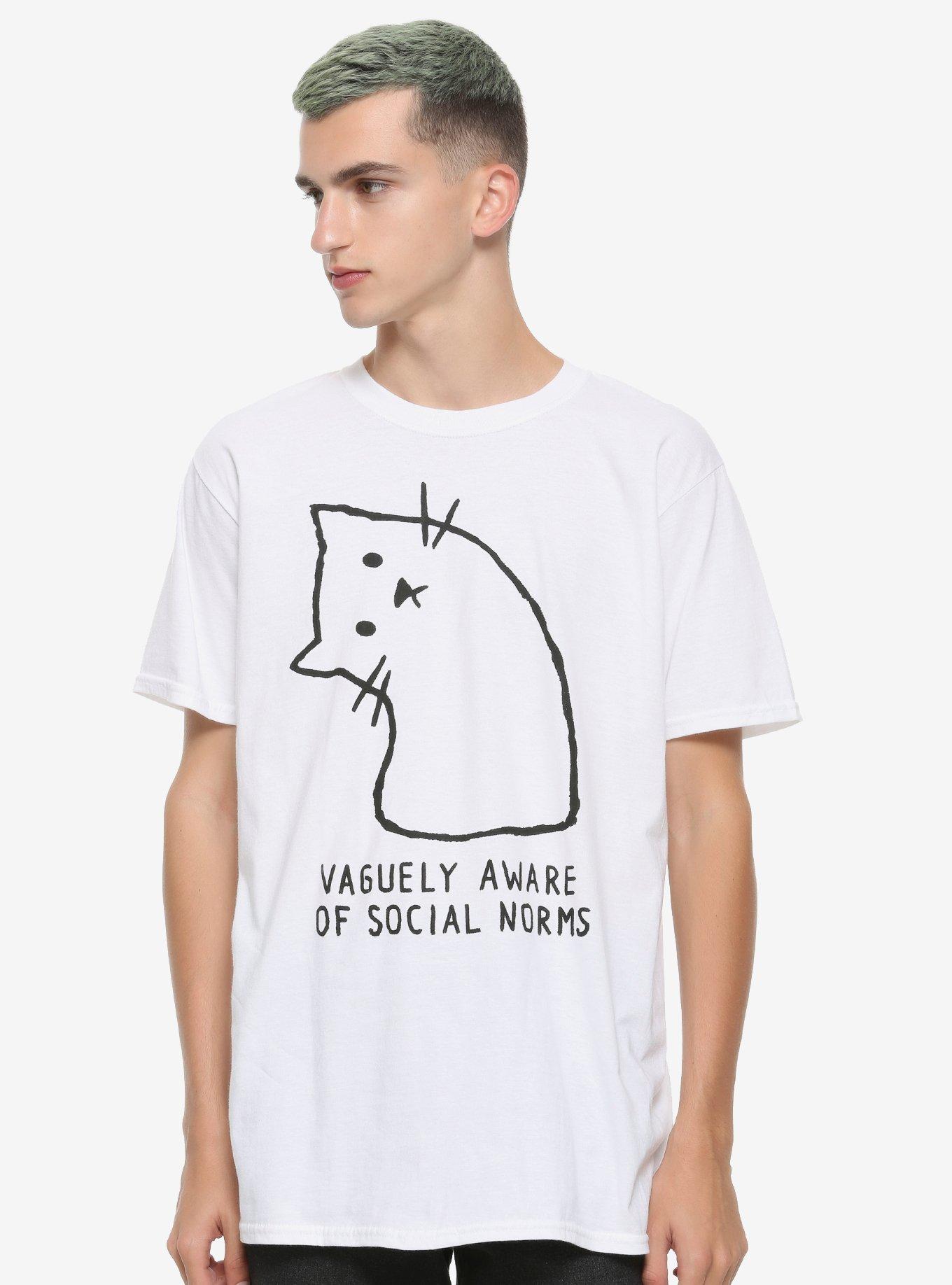 Social Norms Cat T-Shirt, , alternate