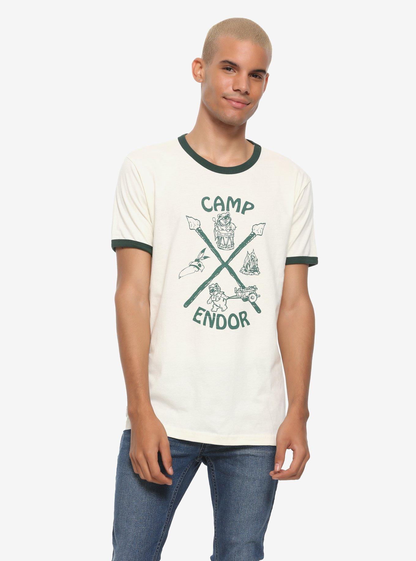 Our Universe Star Wars Camp Endor Women's Ringer T-Shirt - BoxLunch Exclusive, , alternate